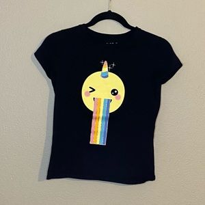 Rainbow Unicorn Emoji Tee